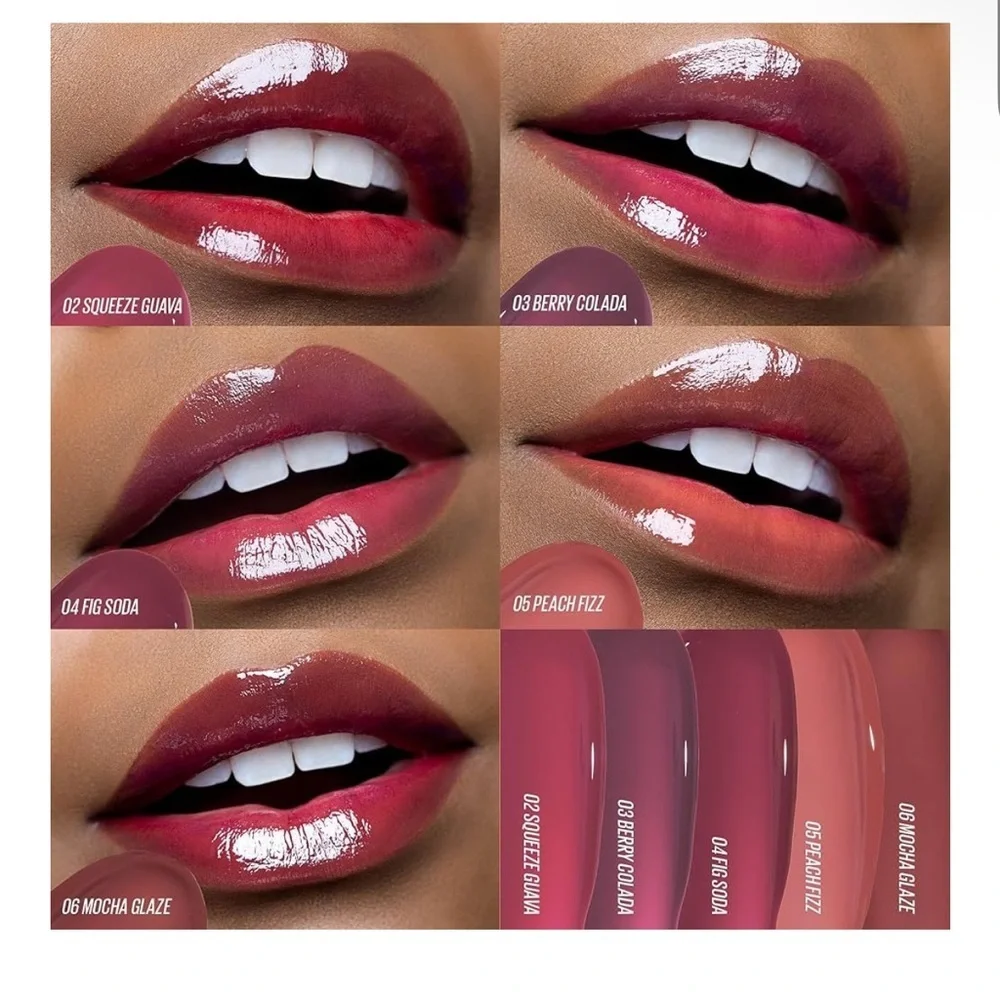 Kaja Lip &‎ Blush - Jelly Charm, 05 Peach Fizz | with Keychain, 0.17 Oz.